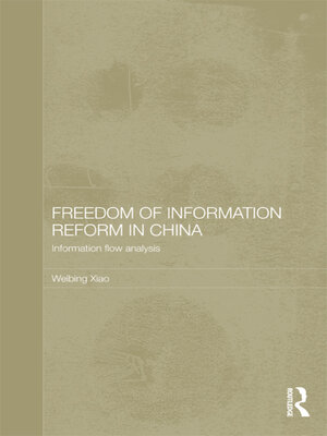 cover image of Freedom of Information Reform in China